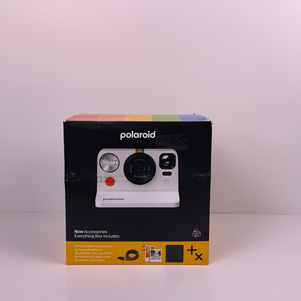 Polaroid Now Instant Camera Generation 2 With‎ Accessories White/Black